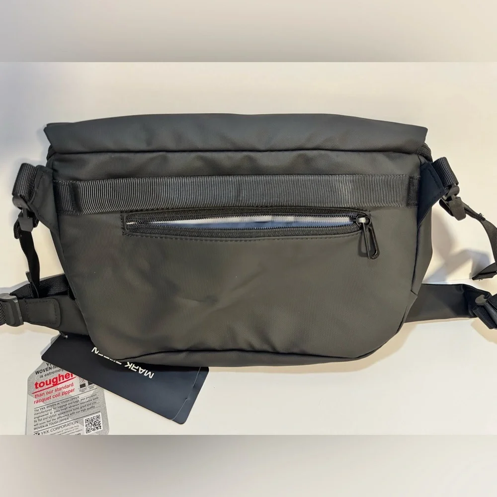 Mark Ryden Harvey Leather Waterproof Multifunctional Messenger Bag Black Mens